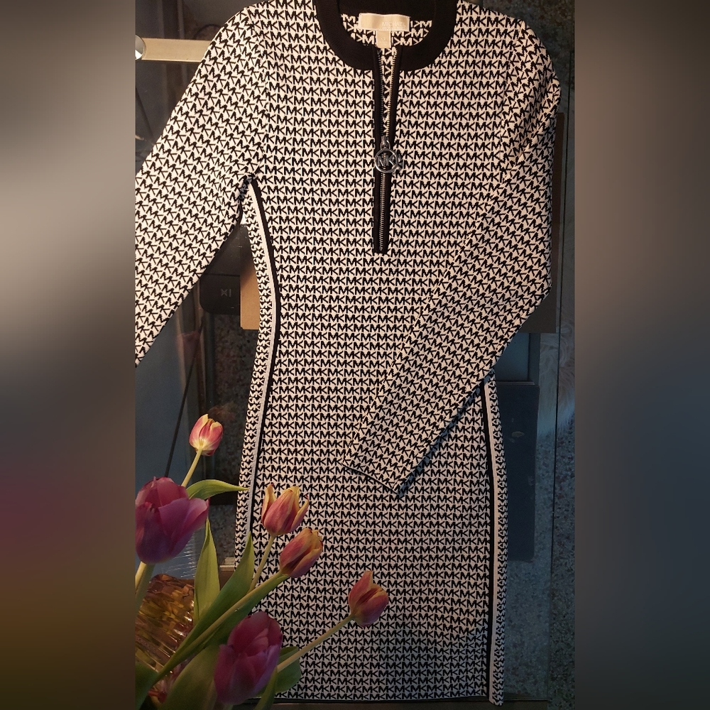 Michael Kors Logo bodycon dress